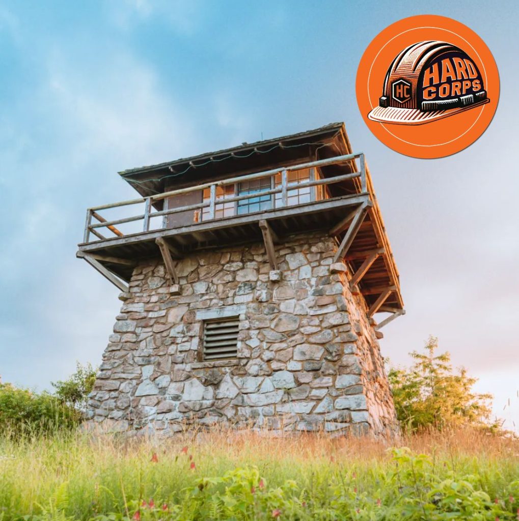 High Knob Fire Tower, WV 2024 (HardCorps) HistoriCorps